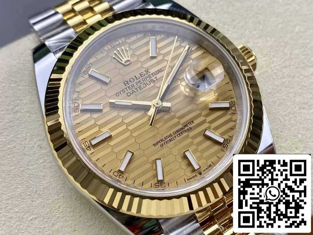 Rolex Datejust m126333-0022 ARF Fabbrica 1:1 edizione migliore electroplated with 18k Oro