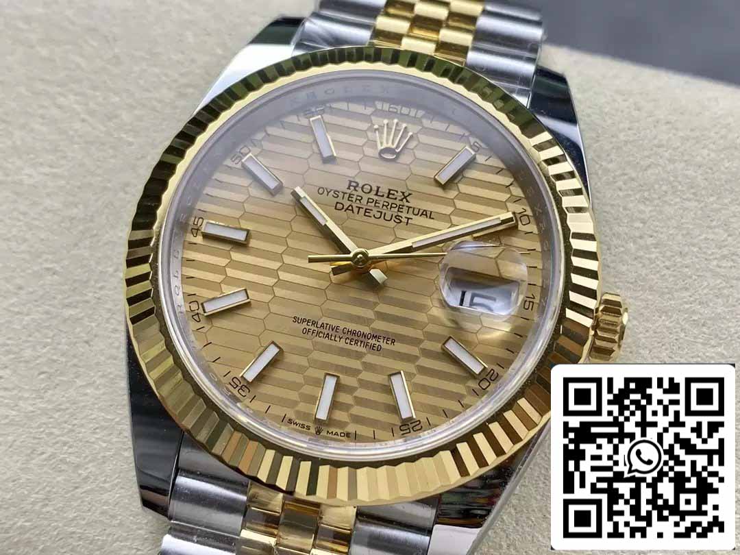 Rolex Datejust m126333-0022 ARF Fabbrica 1:1 edizione migliore electroplated with 18k Oro