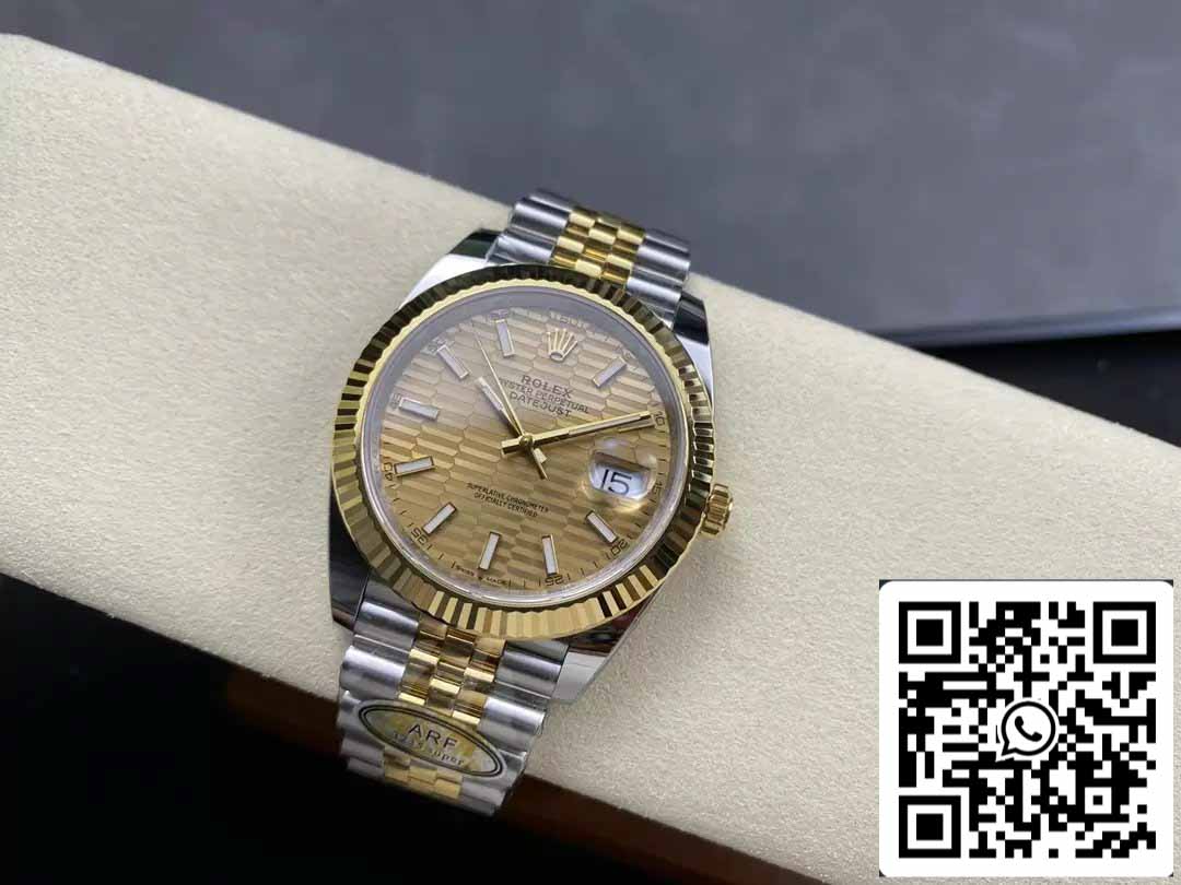 Rolex Datejust m126333-0022 ARF Fabbrica 1:1 edizione migliore electroplated with 18k Oro