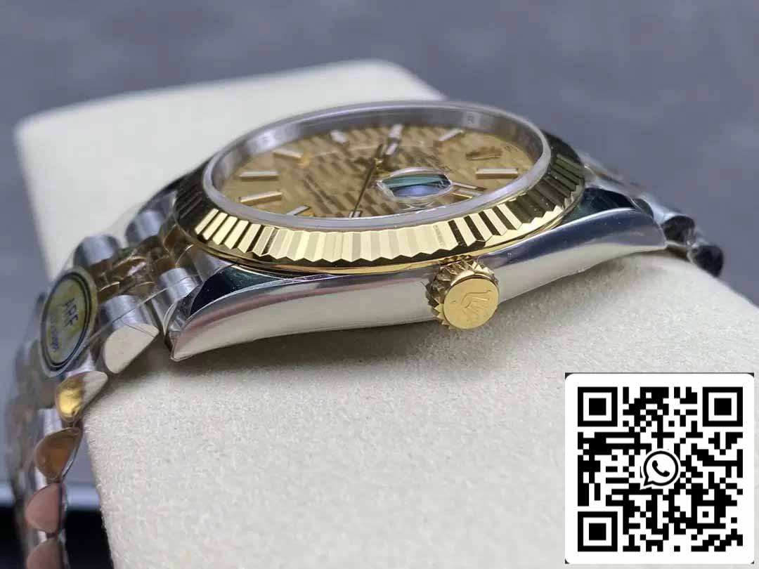 Rolex Datejust m126333-0022 ARF Fabbrica 1:1 edizione migliore electroplated with 18k Oro