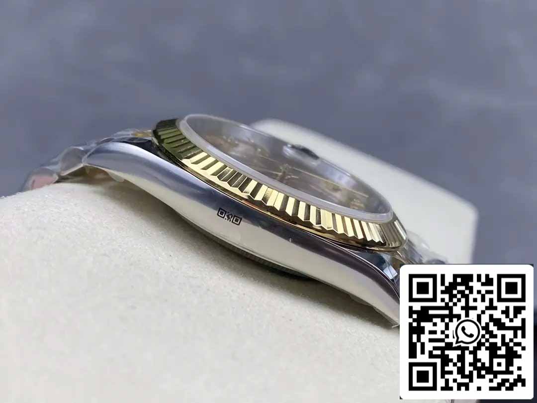 Rolex Datejust m126333-0012 ARF Fabbrica 1:1 edizione migliore electroplated with 18k Oro
