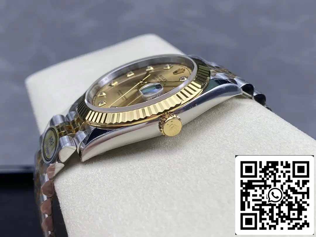 Rolex Datejust m126333-0012 ARF Fabbrica 1:1 edizione migliore electroplated with 18k Oro