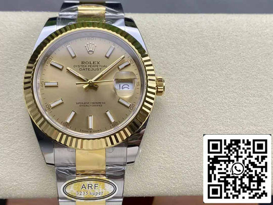 Rolex Datejust m126333-0009 ARF Fabbrica 1:1 edizione migliore electroplated with 18k Oro