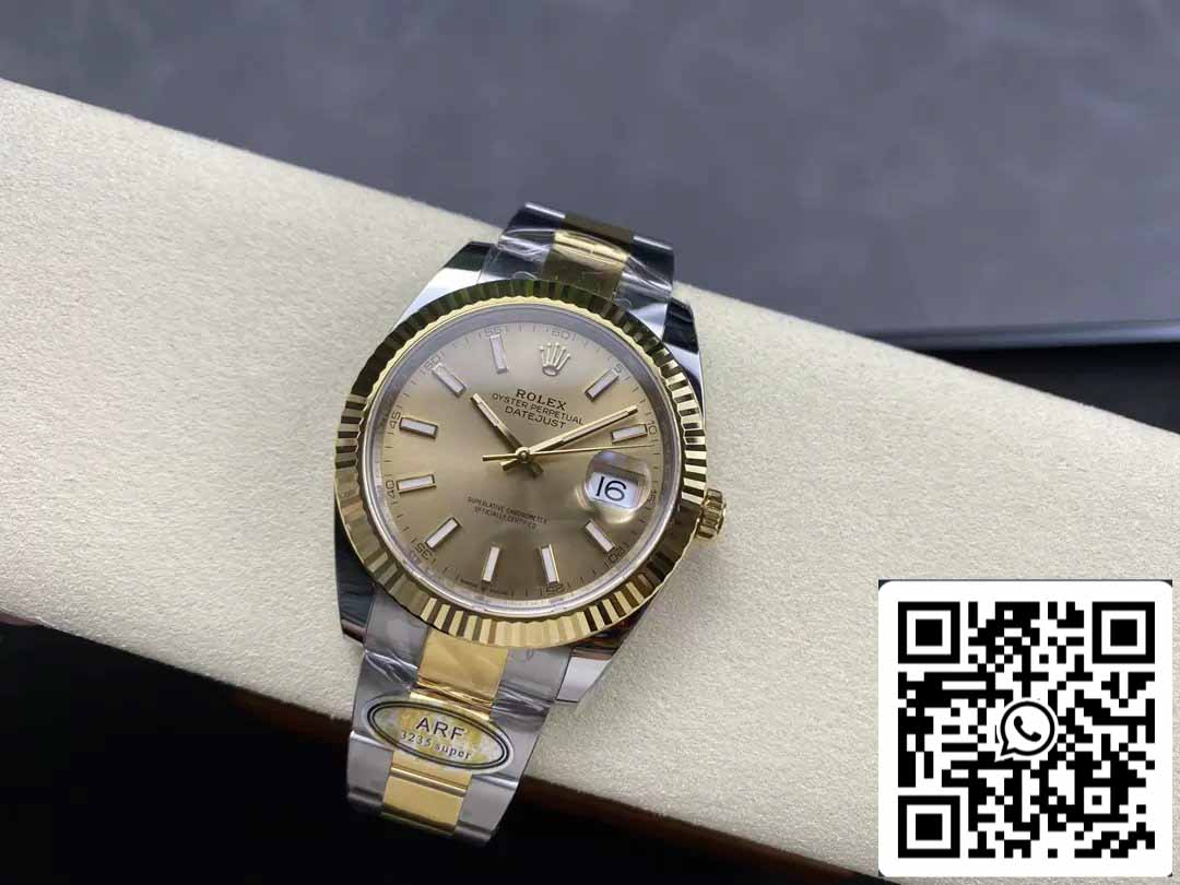Rolex Datejust m126333-0009 ARF Fabbrica 1:1 edizione migliore electroplated with 18k Oro