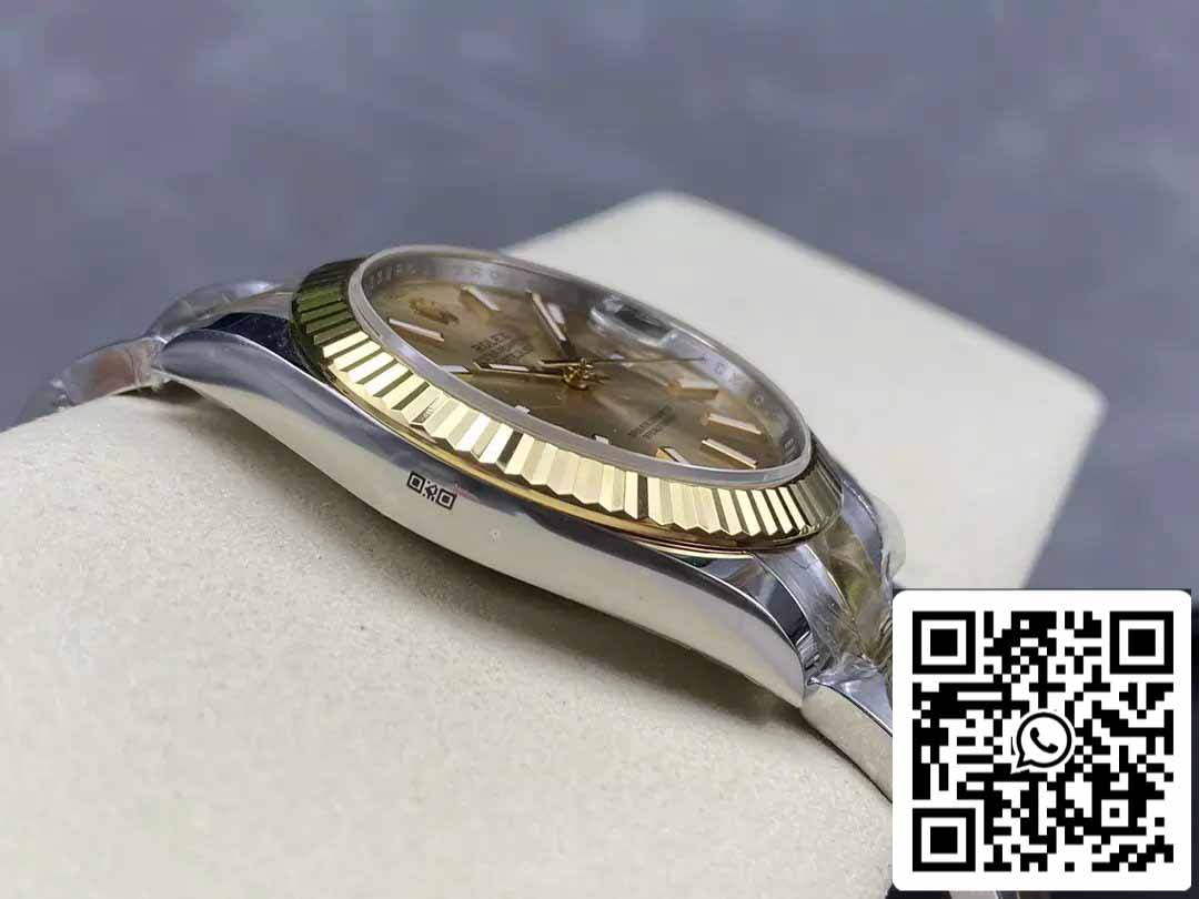 Rolex Datejust m126333-0009 ARF Fabbrica 1:1 edizione migliore electroplated with 18k Oro
