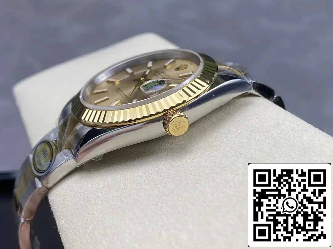 Rolex Datejust m126333-0009 ARF Fabbrica 1:1 edizione migliore electroplated with 18k Oro
