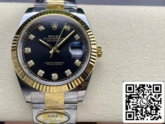 Rolex Datejust m126333-0005 ARF Fabbrica 1:1 edizione migliore electroplated with 18k Oro