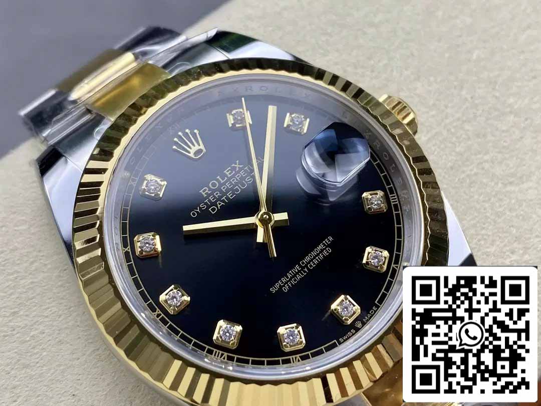 Rolex Datejust m126333-0005 ARF Fabbrica 1:1 edizione migliore electroplated with 18k Oro