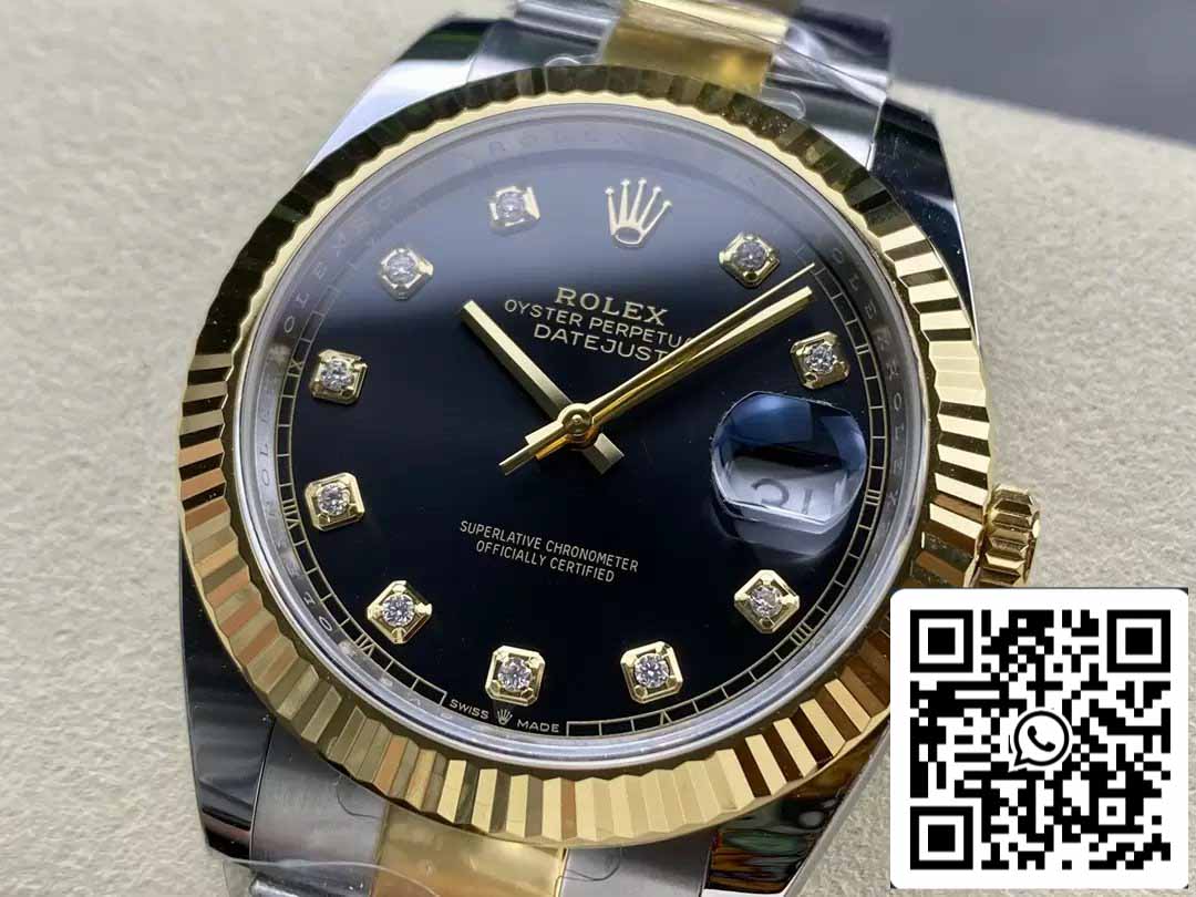 Rolex Datejust m126333-0005 ARF Fabbrica 1:1 edizione migliore electroplated with 18k Oro
