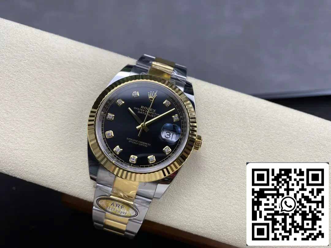 Rolex Datejust m126333-0005 ARF Fabbrica 1:1 edizione migliore electroplated with 18k Oro