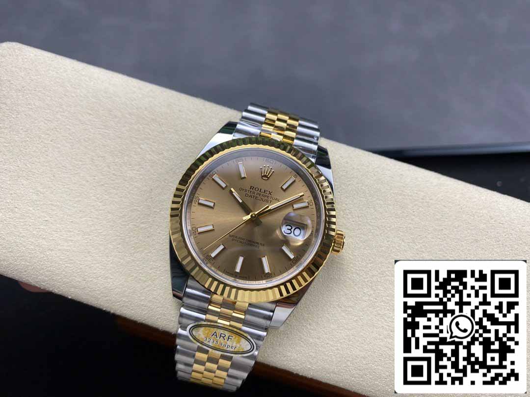 Rolex Datejust m126333-0010 ARF Fabbrica 1:1 edizione migliore electroplated with 18k Oro