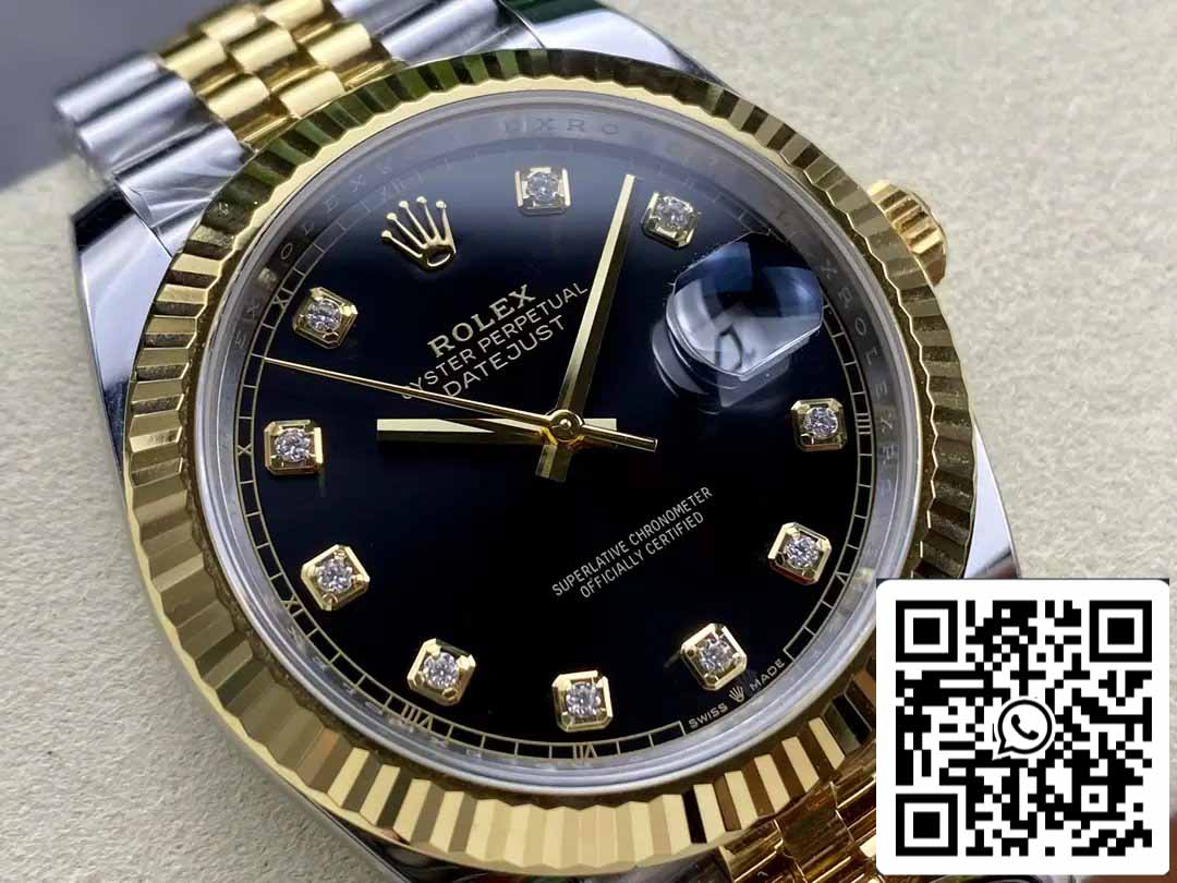 Rolex Datejust m126333-0006 ARF Fabbrica 1:1 edizione migliore electroplated with 18k Oro