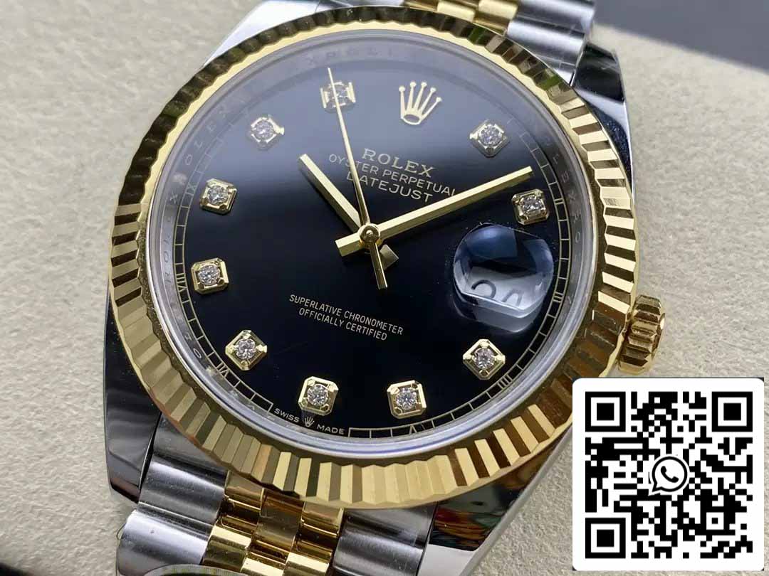 Rolex Datejust m126333-0006 ARF Fabbrica 1:1 edizione migliore electroplated with 18k Oro