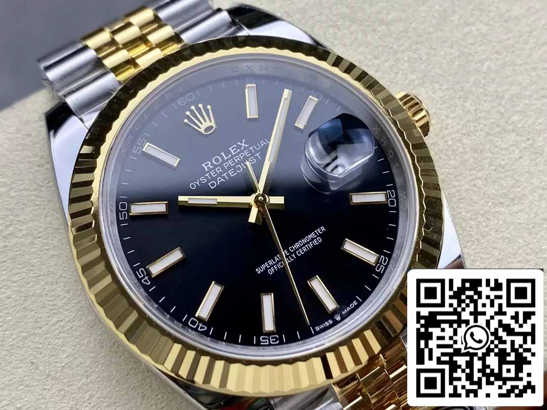 Rolex Datejust m126333-0014 ARF Fabbrica 1:1 edizione migliore electroplated with 18k Oro