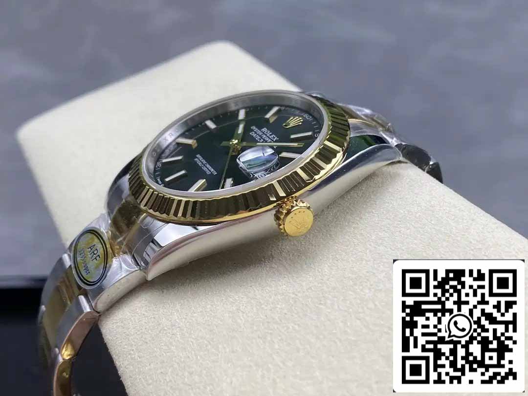 Rolex Datejust m126333-0013 Oyster cinturino ARF Fabbrica 1:1 edizione migliore electroplated with 18k Oro