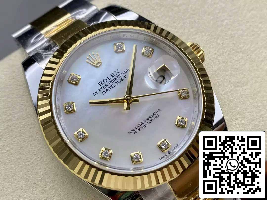 Rolex Datejust m126333-0017  ARF Fabbrica 1:1 edizione migliore electroplated with 18k Oro
