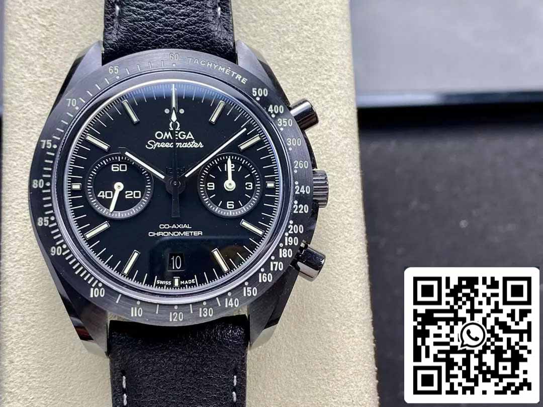 Omega Speedmaster 311.92.44.51.01.007 Moonwatch 1:1 Best Edition N1 Fabbrica Black Leather cinturino