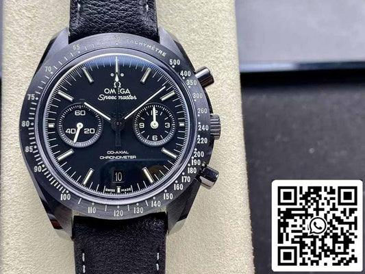 Omega Speedmaster 311.92.44.51.01.007 Moonwatch 1:1 Best Edition N1 Fabbrica Black Leather cinturino