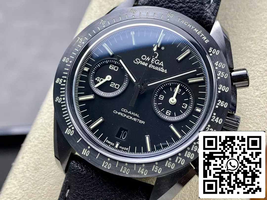 Omega Speedmaster 311.92.44.51.01.007 Moonwatch 1:1 Best Edition N1 Fabbrica Black Leather cinturino