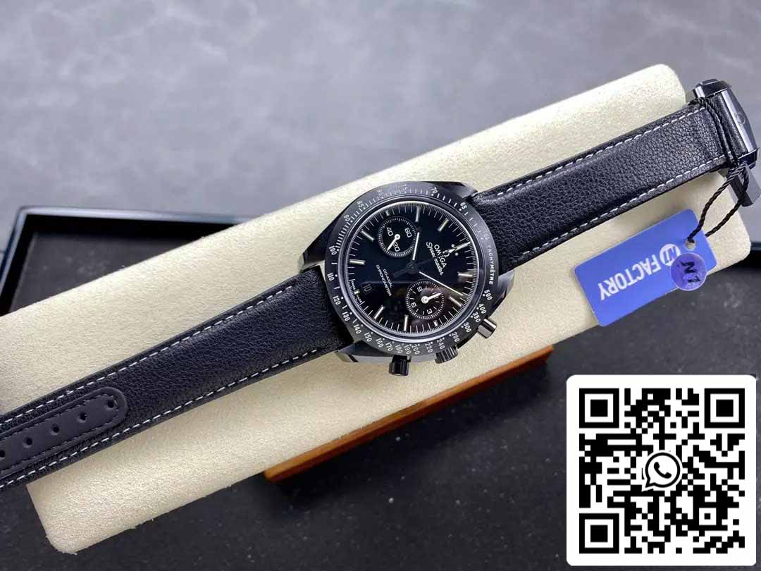 Omega Speedmaster 311.92.44.51.01.007 Moonwatch 1:1 Best Edition N1 Fabbrica Black Leather cinturino