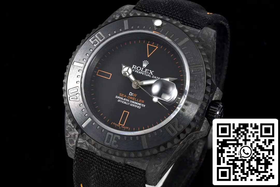 Rolex Deepsea Sea-Dweller M126600 1:1 edizione migliore Diw Fabbrica V2 upgrade Pelle cinturino