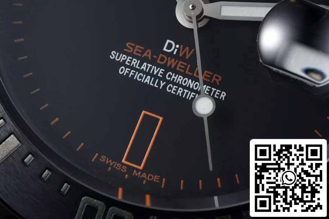 Rolex Deepsea Sea-Dweller M126600 1:1 edizione migliore Diw Fabbrica V2 upgrade Pelle cinturino