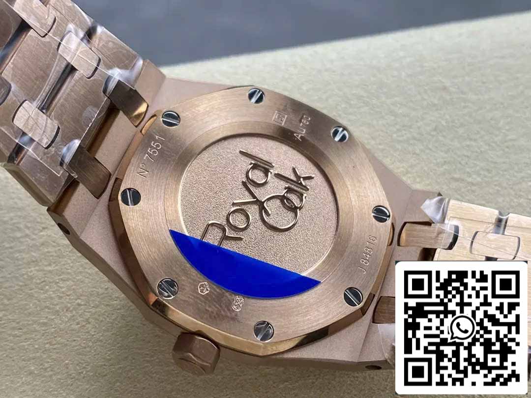 Audemars Piguet 67651 Quartz 33mm 1:1 Best Edition ZF Fabbrica Brown Dial Rose Gold