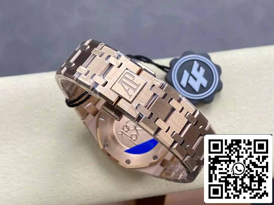 Audemars Piguet 67651 Quartz 33mm 1:1 Best Edition ZF Fabbrica Blue Dial Rose Gold
