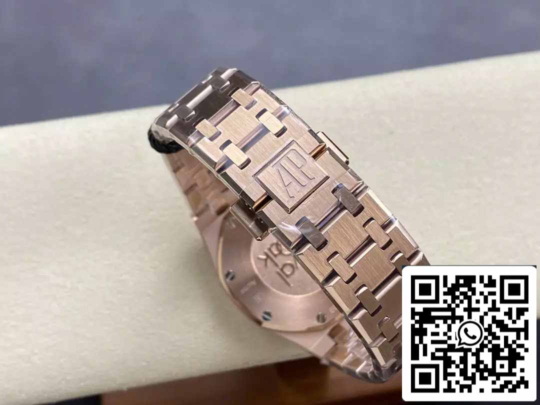 Audemars Piguet 67651 Quartz 33mm 1:1 Best Edition ZF Fabbrica White Dial Rose Gold Diamond