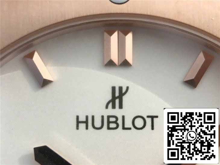 Hublot Classic Fusion 542.OX.2611.LR 1:1 edizione migliore JJ Fabbrica White Dial Rose Gold