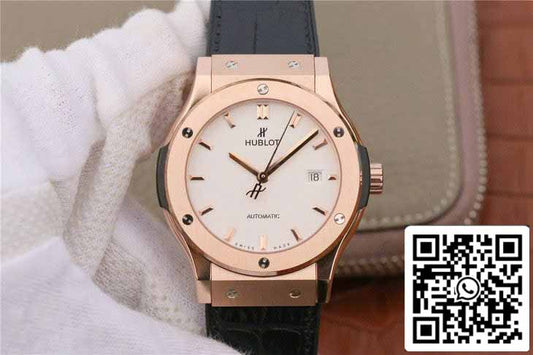 Hublot Classic Fusion 542.OX.2611.LR 1:1 edizione migliore JJ Fabbrica White Dial Rose Gold
