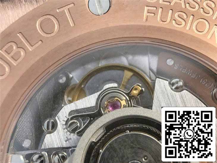 Hublot Classic Fusion 542.OX.7180.LR 1:1 edizione migliore JJ Fabbrica Blue Dial Rose Gold