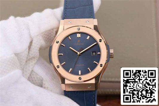 Hublot Classic Fusion 542.OX.7180.LR 1:1 edizione migliore JJ Fabbrica Blue Dial Rose Gold