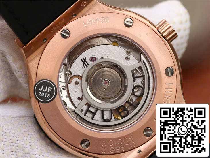 Hublot Classic Fusion 542.OX.7081.LR 1:1 edizione migliore JJ Fabbrica Grey Dial Rose Gold