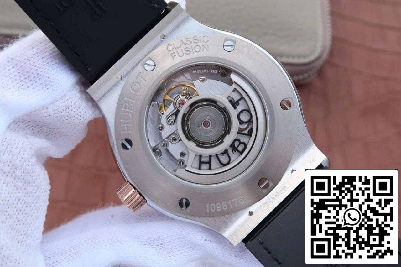 Hublot Classic Fusion 542.NO.1181.LR 1:1 edizione migliore JJ Fabbrica Black Dial