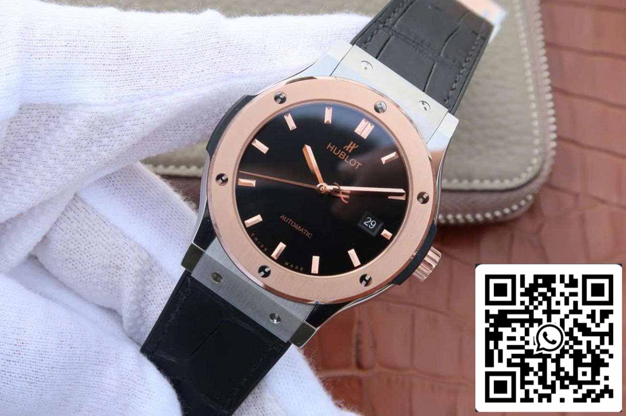 Hublot Classic Fusion 542.NO.1181.LR 1:1 edizione migliore JJ Fabbrica Black Dial