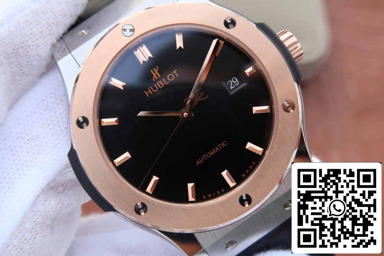 Hublot Classic Fusion 542.NO.1181.LR 1:1 edizione migliore JJ Fabbrica Black Dial