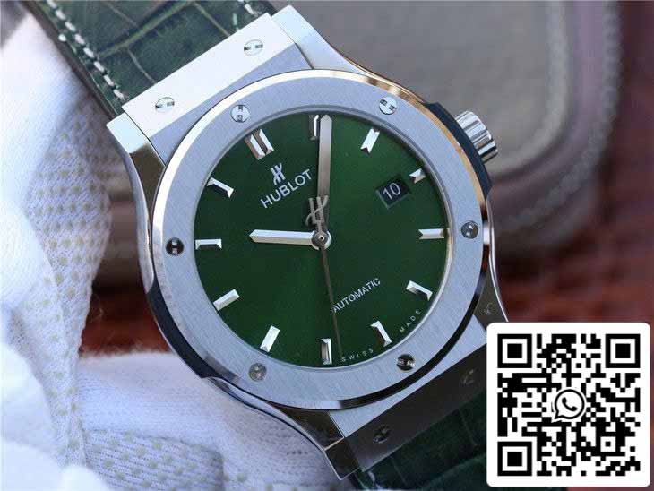 Hublot Classic Fusion 542.NX.8970.LR 1:1 edição melhor JJ Fabbrica mostrador verde