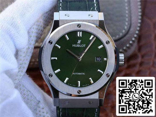 Hublot Classic Fusion 542.NX.8970.LR 1:1 edizione migliore JJ Fabbrica Green Dial