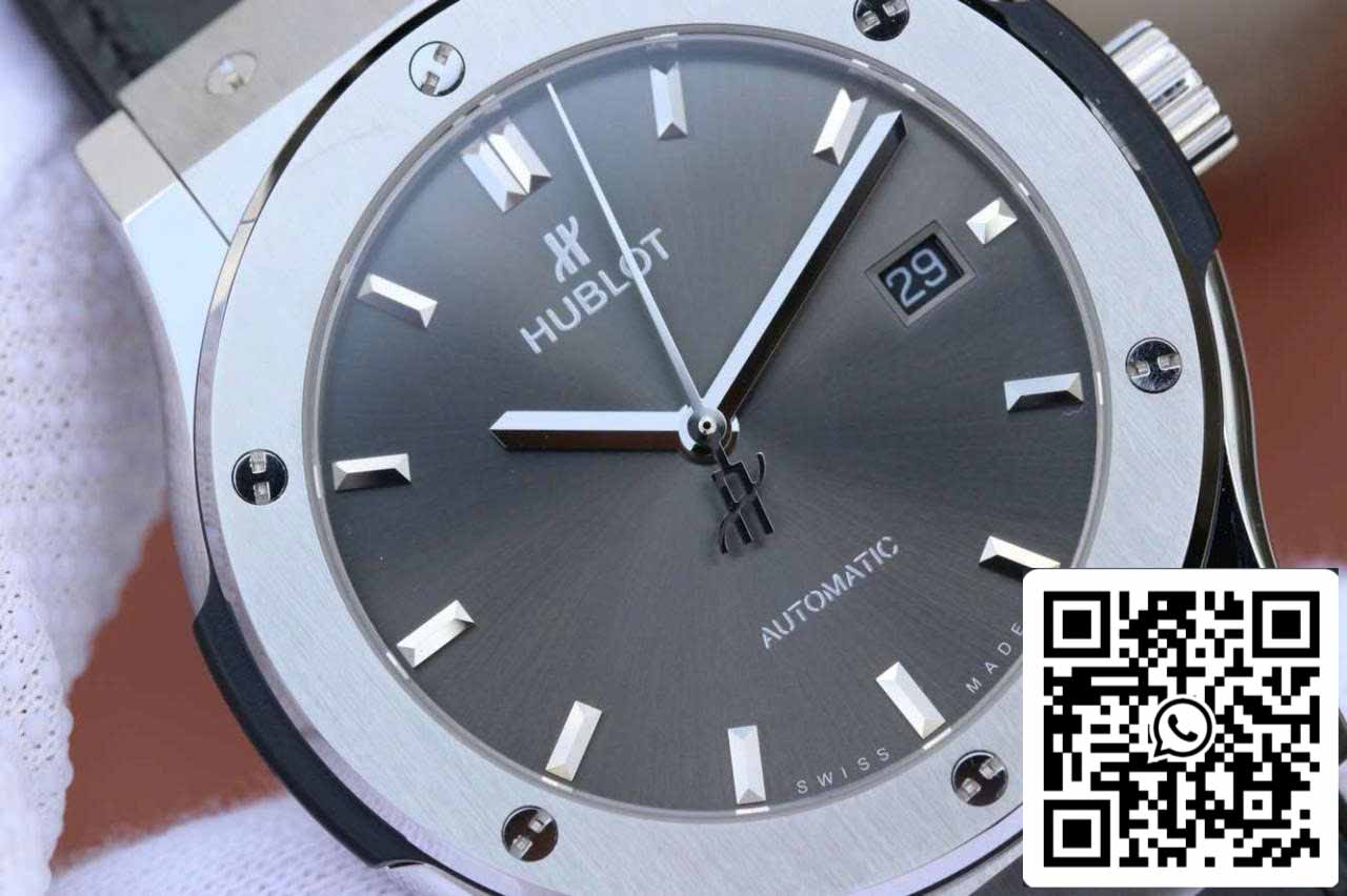 Hublot Classic Fusion 542.NX.7071.LR 1:1 edição melhor JJ Fabbrica mostrador cinza