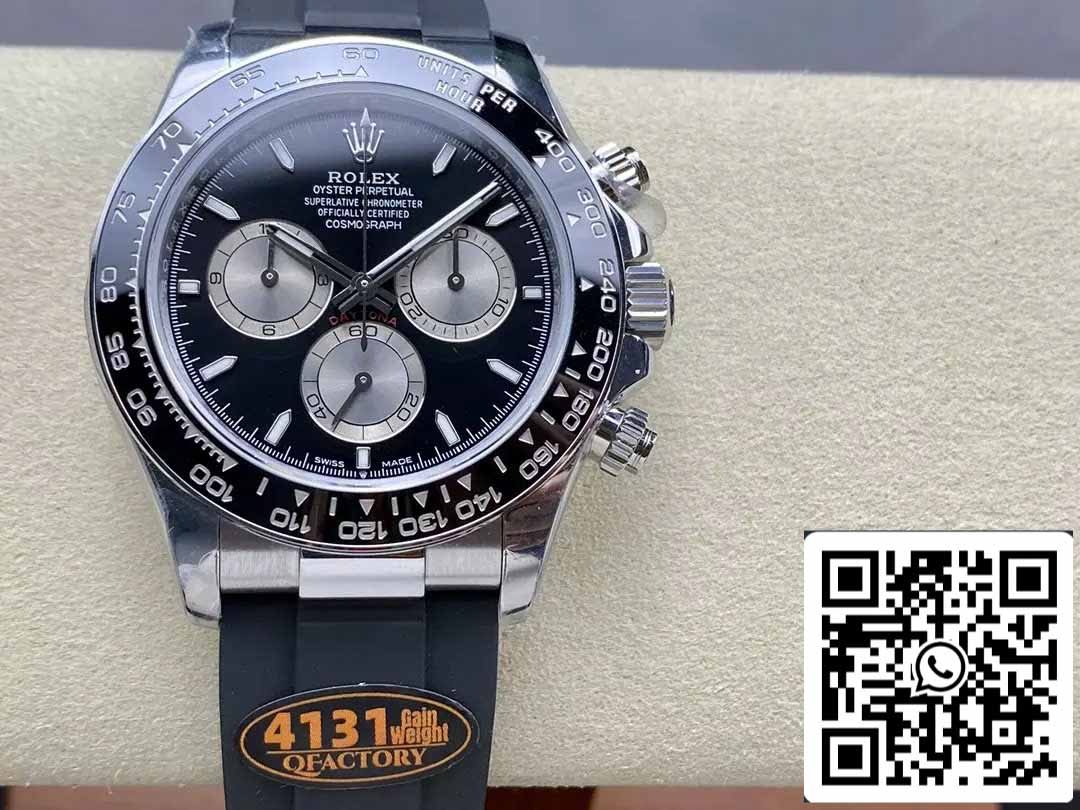 Rolex Cosmograph Daytona m126519 1:1 Best Edition QF Fabbrica 4131 movimento Black Dial