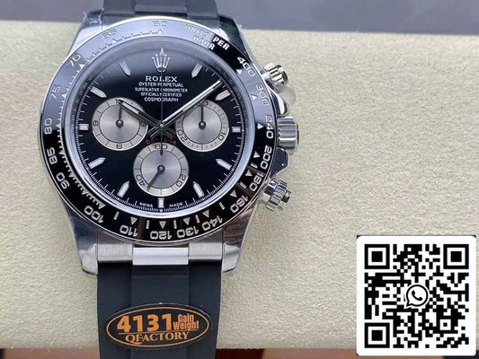 Rolex Cosmograph Daytona m126519 1:1 Best Edition QF Fabbrica 4131 movimento Black Dial