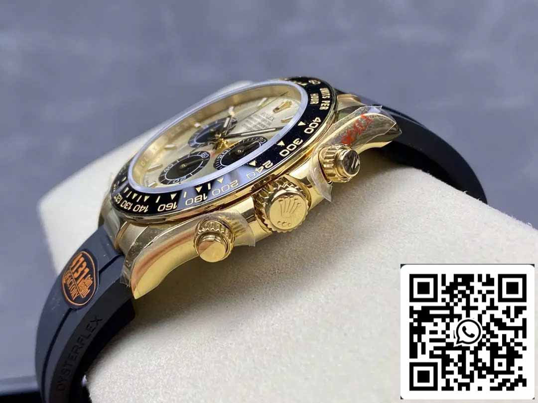 Rolex Cosmograph Daytona m126518 1:1 Best Edition QF Fabbrica 4131 movimento Yellow Dial
