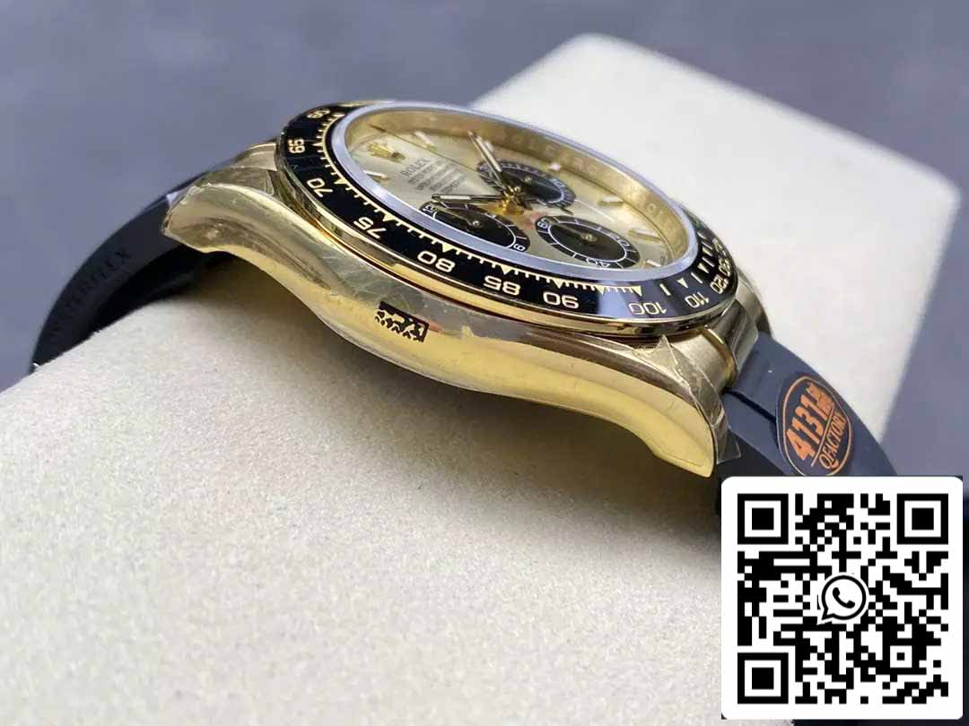 Rolex Cosmograph Daytona m126518 1:1 Best Edition QF Fabbrica 4131 movimento Yellow Dial