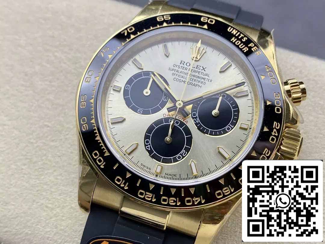 Rolex Cosmograph Daytona m126518 1:1 Best Edition QF Fabbrica 4131 movimento Yellow Dial