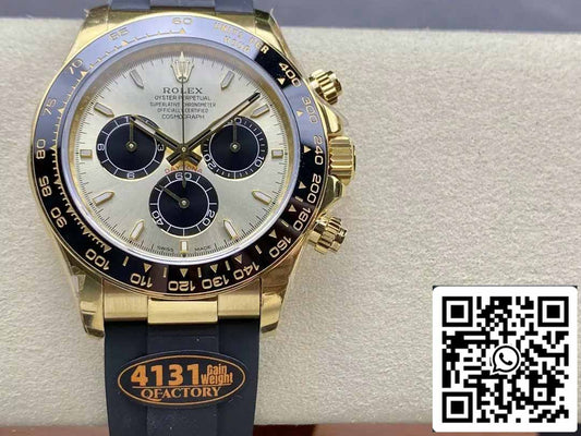 Rolex Cosmograph Daytona m126518 1:1 Best Edition QF Fabbrica 4131 movimento Yellow Dial