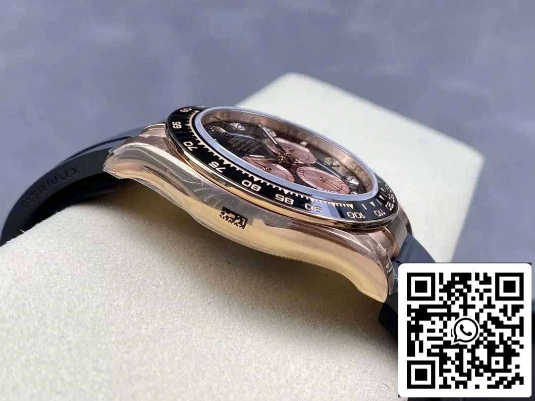 Rolex Cosmograph Daytona m126515LN 1:1 Best Edition QF Fabbrica 4131 movimento Black Dial Rose gold