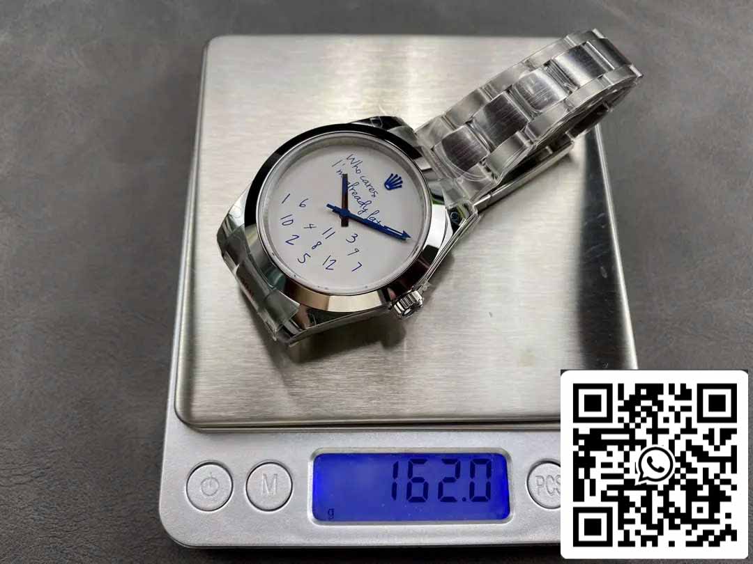 replica Rolex Datejust 41mm  "Who Cares I'm Already Late" Counterweight Versione GM Fabbrica