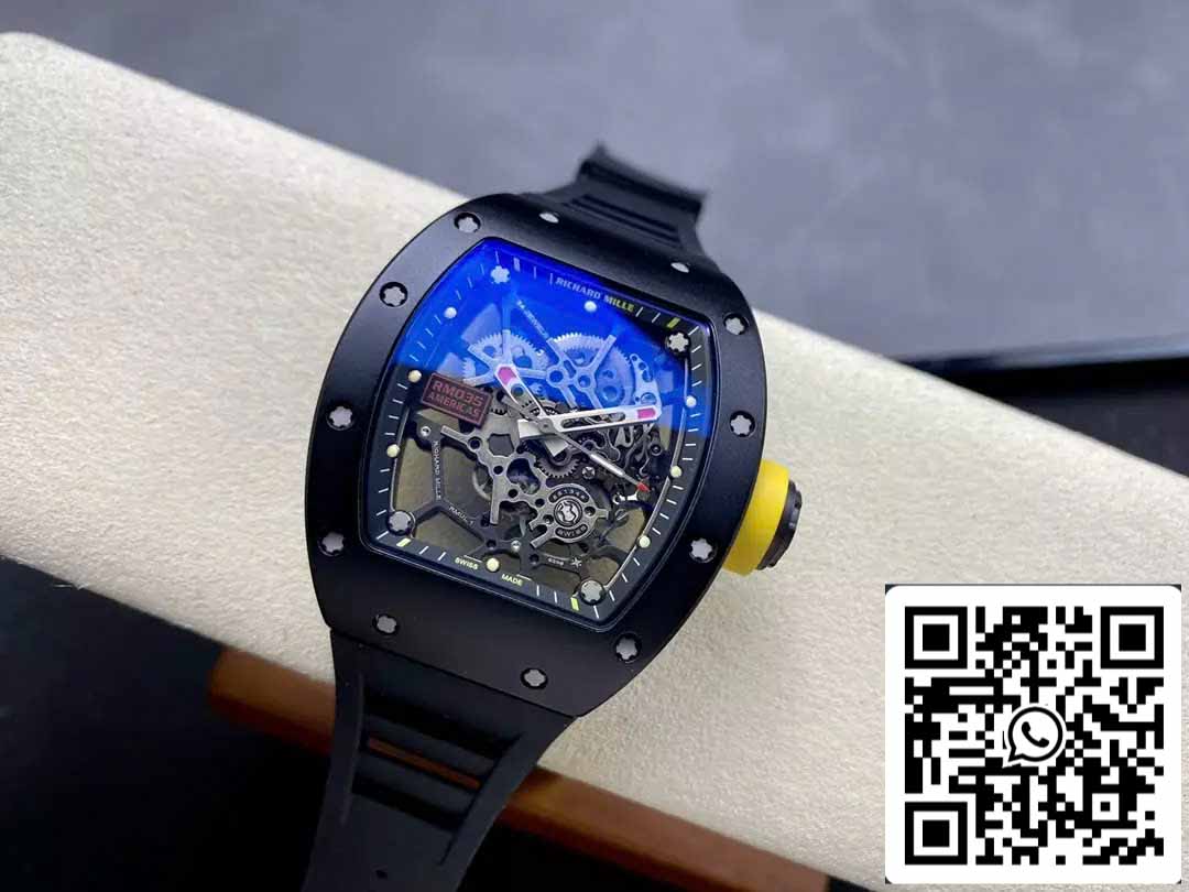 Richard Mille RM035 Rafa Americas Edition 1:1 Best Edition Sonic Fabbrica V3 Cerâmica Preta