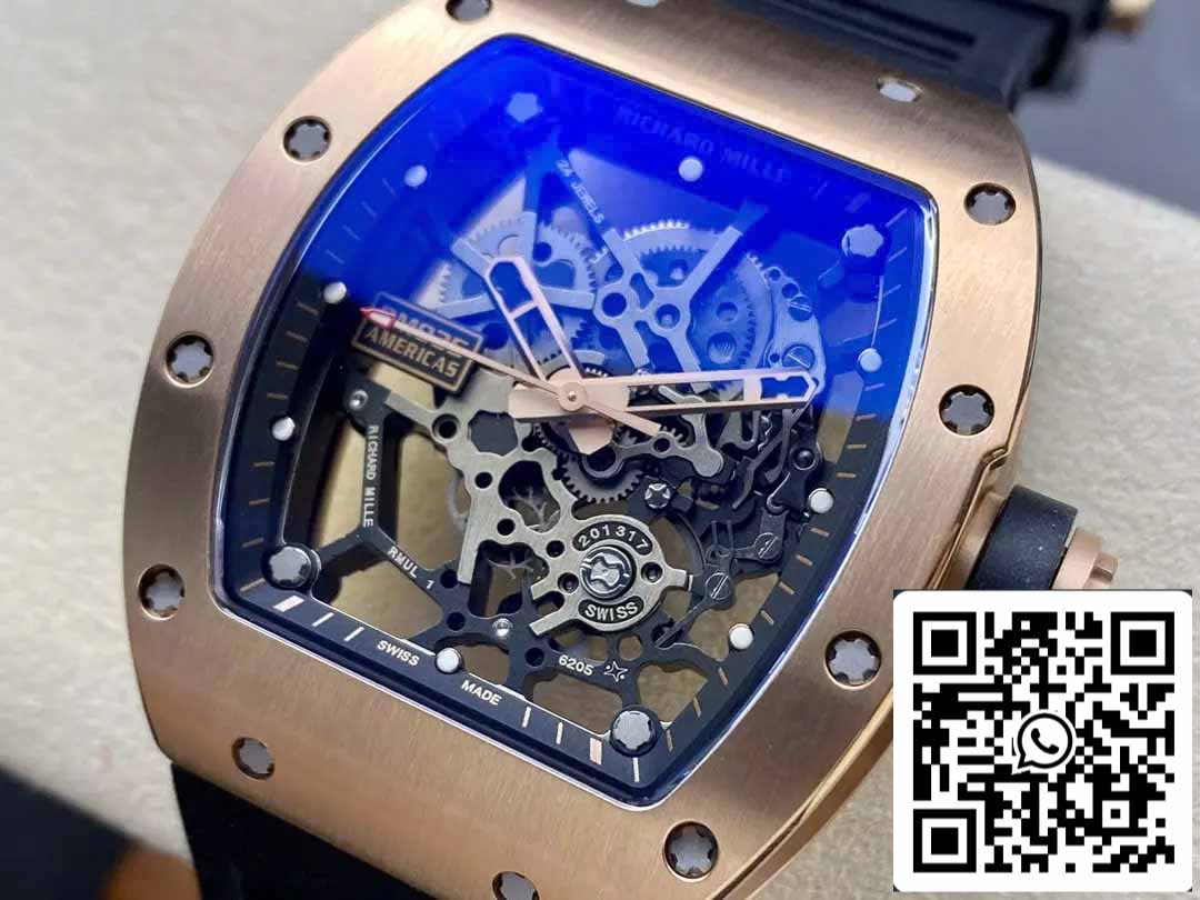 Richard Mille RM035 Toro Americas Edition 1:1 Best Edition Sonic Fabbrica V3 Rose Gold